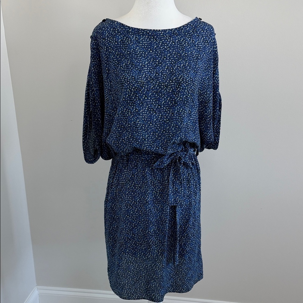 Rachel Zoe Blue Printed Women's Dress size 4